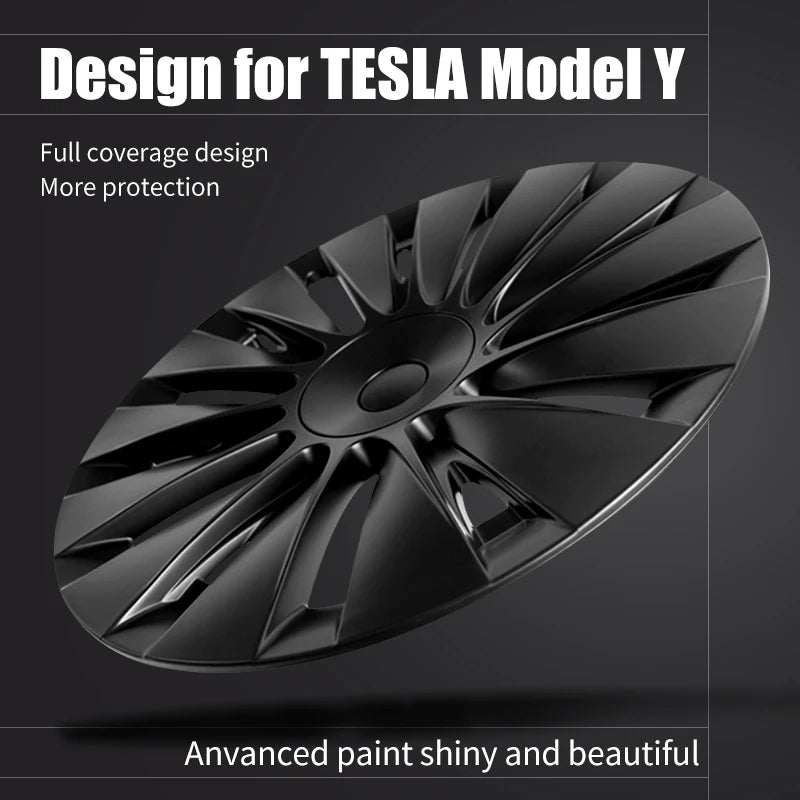 4PCS Design for TESLA Model Y Vehicle Full Coverage Blade Wheel