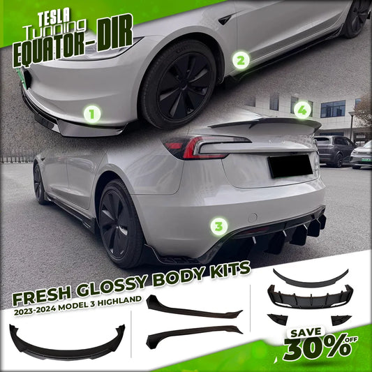 Black Carbon Rear Diffuser Spoiler Bumper