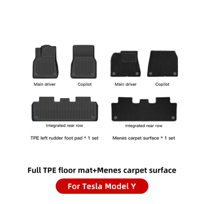 waterproof Anti-Slip Set Floor Liner Mat