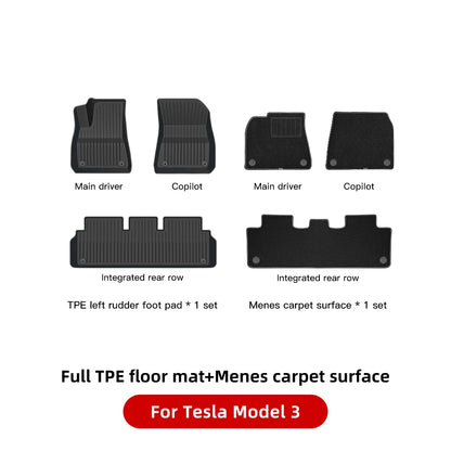 waterproof Anti-Slip Set Floor Liner Mat